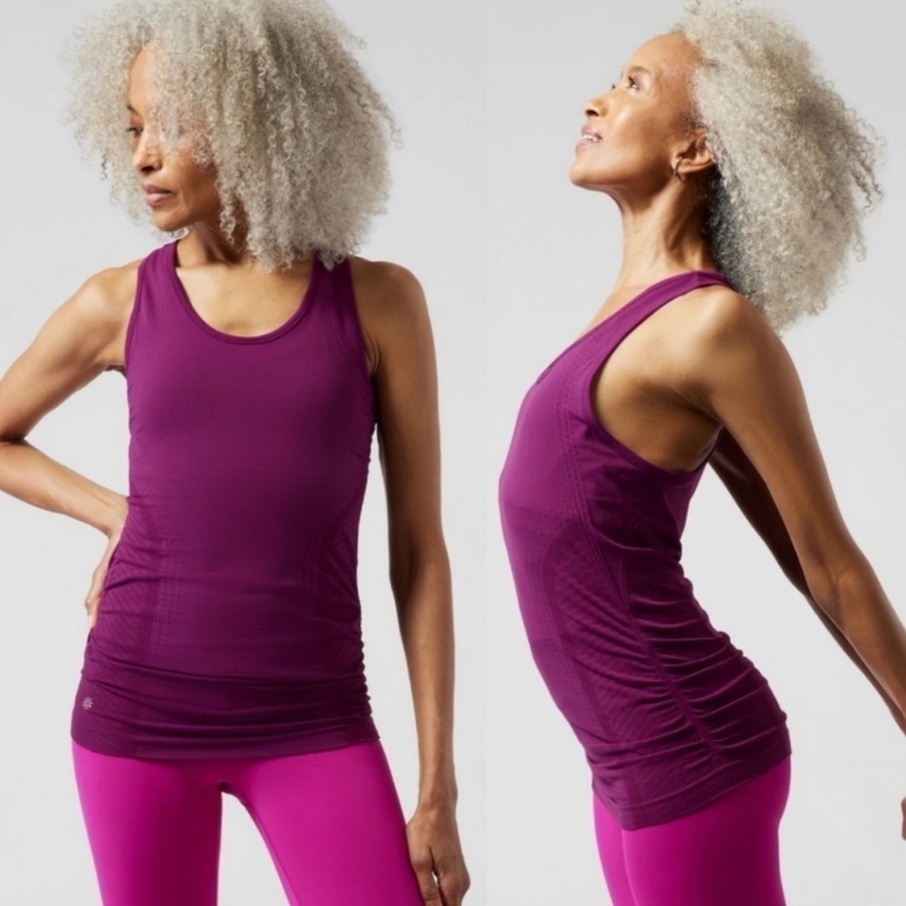 Athleta Speedlight Seamless Tank top size small gym training activewear running